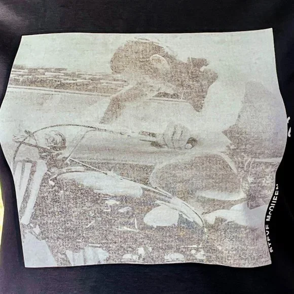 ▪️DOLCE GABBANA▪️Sleeveless STEVE MCQUEEN Motorcycle Graphic Muscle T-Shirt Tee - Picture 4 of 8